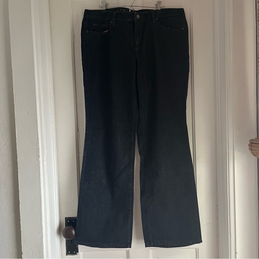 Ann Taylor Loft bootcut midrise jeans size 14 NWT